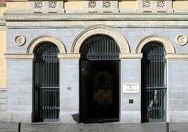 Fachada principal de la sede del Tribunal de Cuentas en Madrid