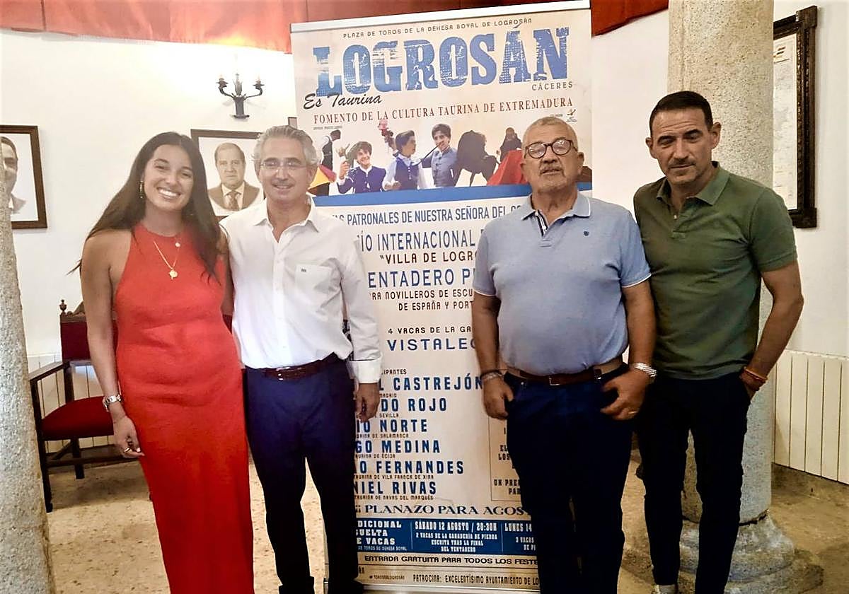 La presentación del I Desafío Internacional de Novilleros 'Villa de Logrosán' tuvo lugar el pasado viernes.