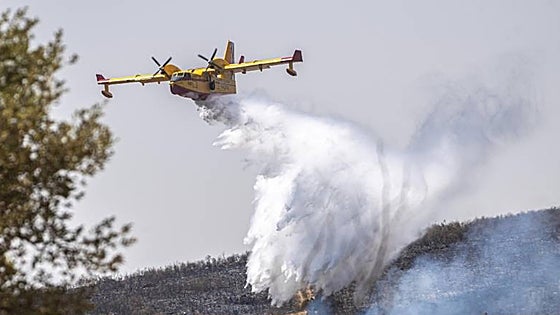 Portugal pide ayuda para sofocar un incendio en Castelo Branco, próximo a Cáceres