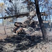 Sofocados dos incendios forestales en Gata