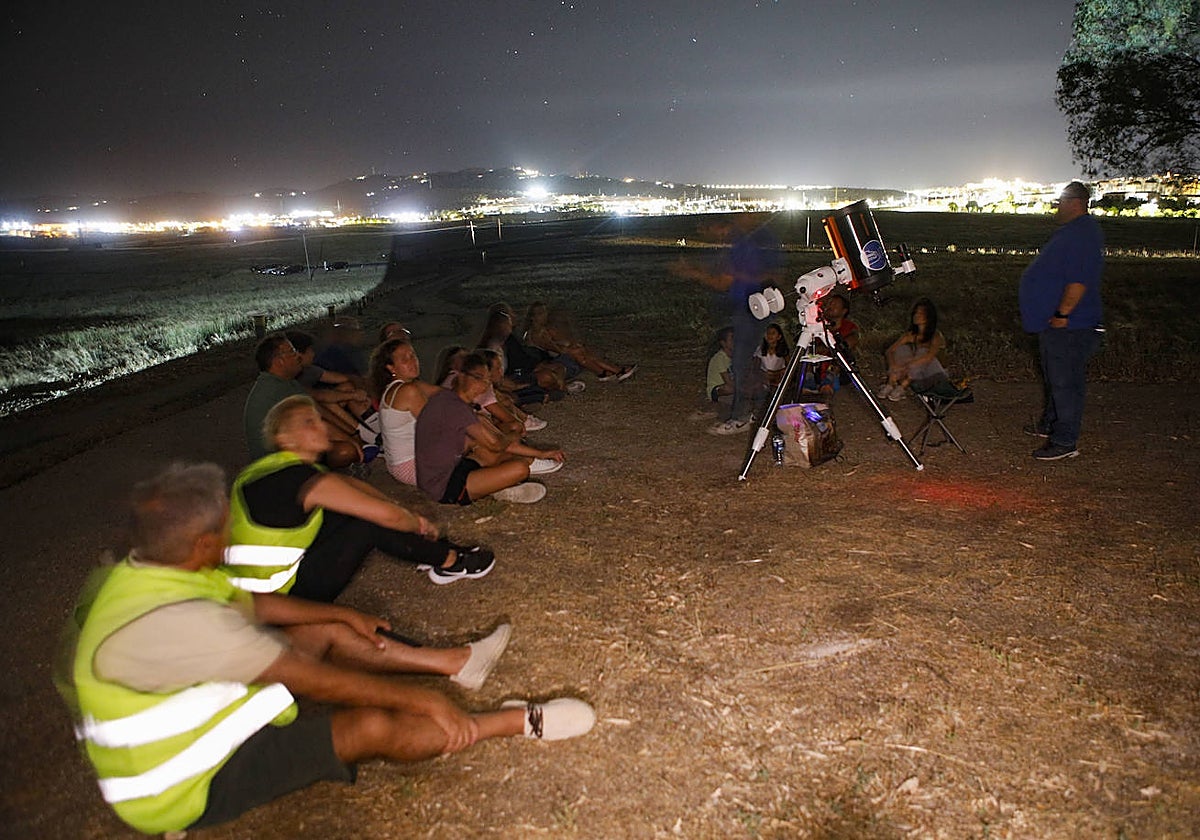 La primera actividad se hizo en el campamento romano de Cáceres el Viejo.