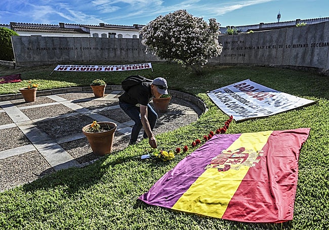 Momento del acto de la Plataforma Agosto Antifranquista.