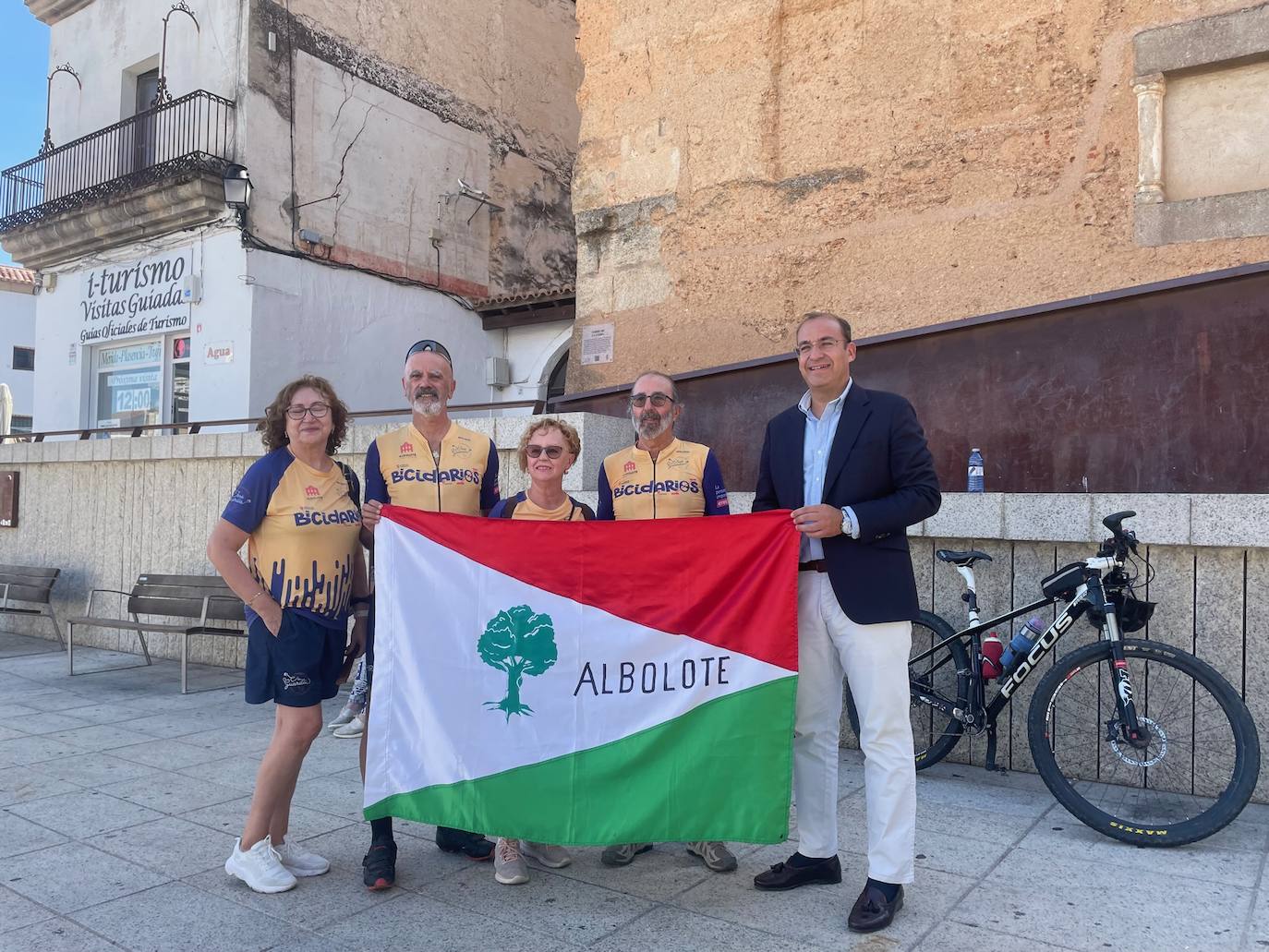 El proyecto Bicidarios pasó por Cáceres.