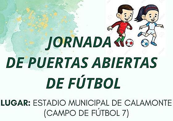 Jornada de puertas abiertas en el fútbol calamonteño