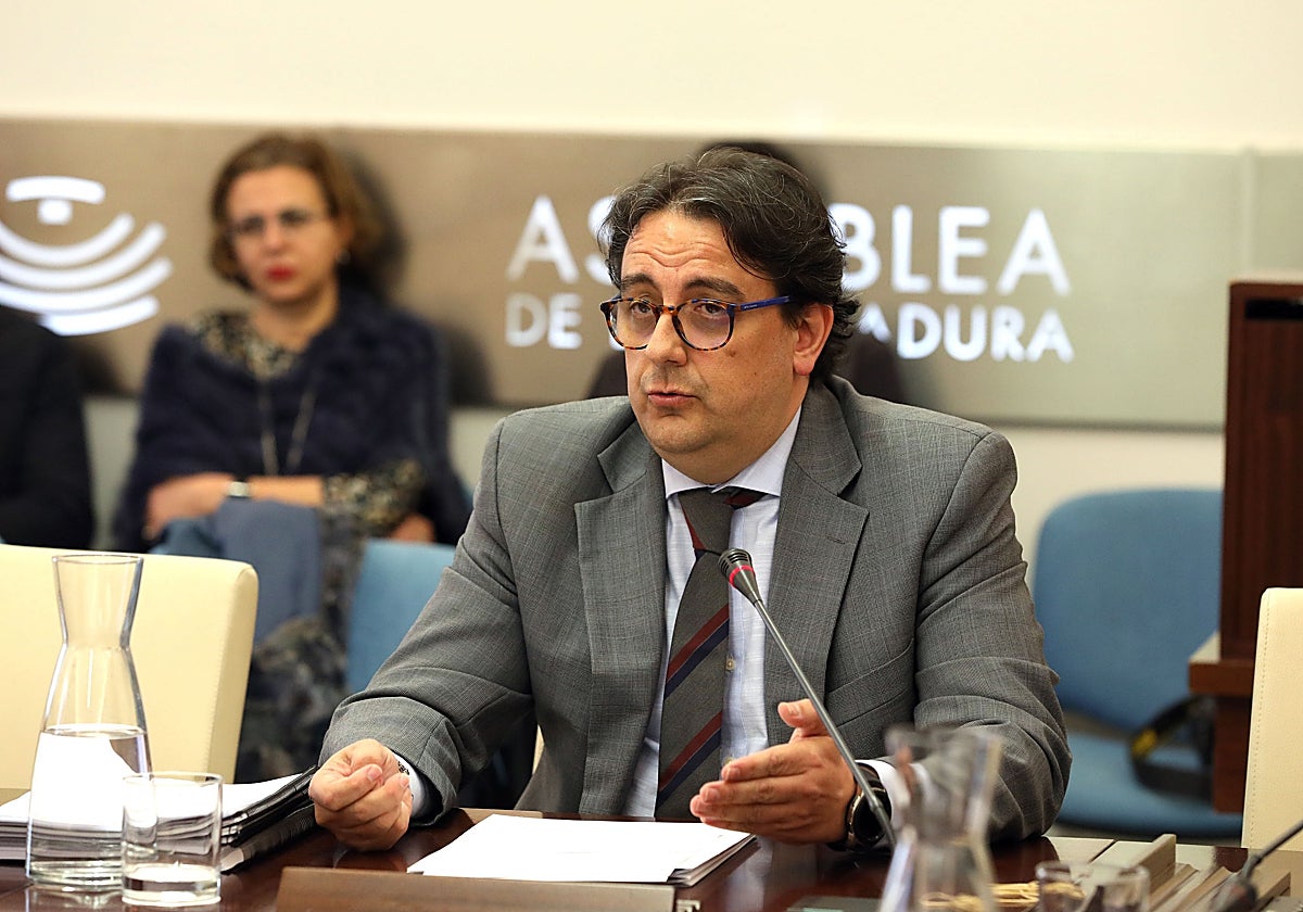 José María Vergeles, en la Asamblea de Extremadura en una imagen de archivo.