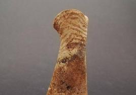 Una de las piezas halladas en las excavaciones.