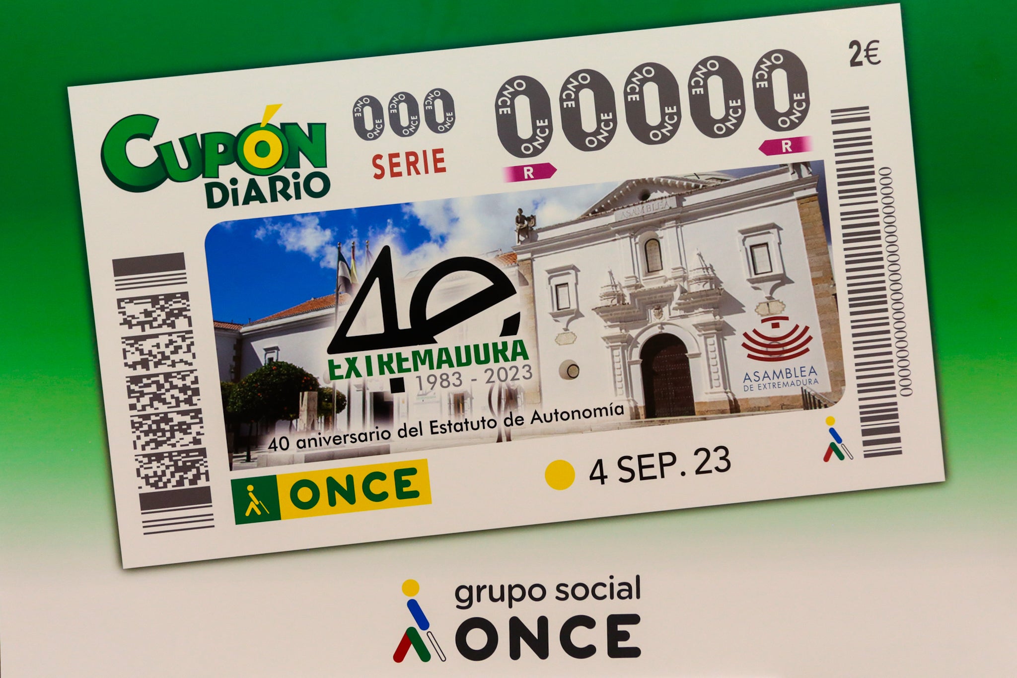 Diseño del cupón del lunes 4 de septiembre