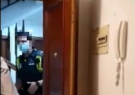 Momento del vídeo que se presentará en le juicio como prueba.