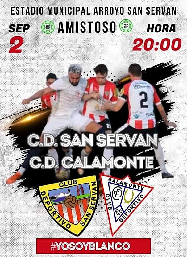 El Calamonte se desplaza para enfrentarse al CD San Serván