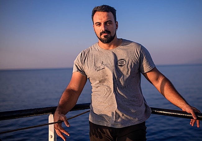 El nadador campeón del mundo de salvamento y socorrismo.