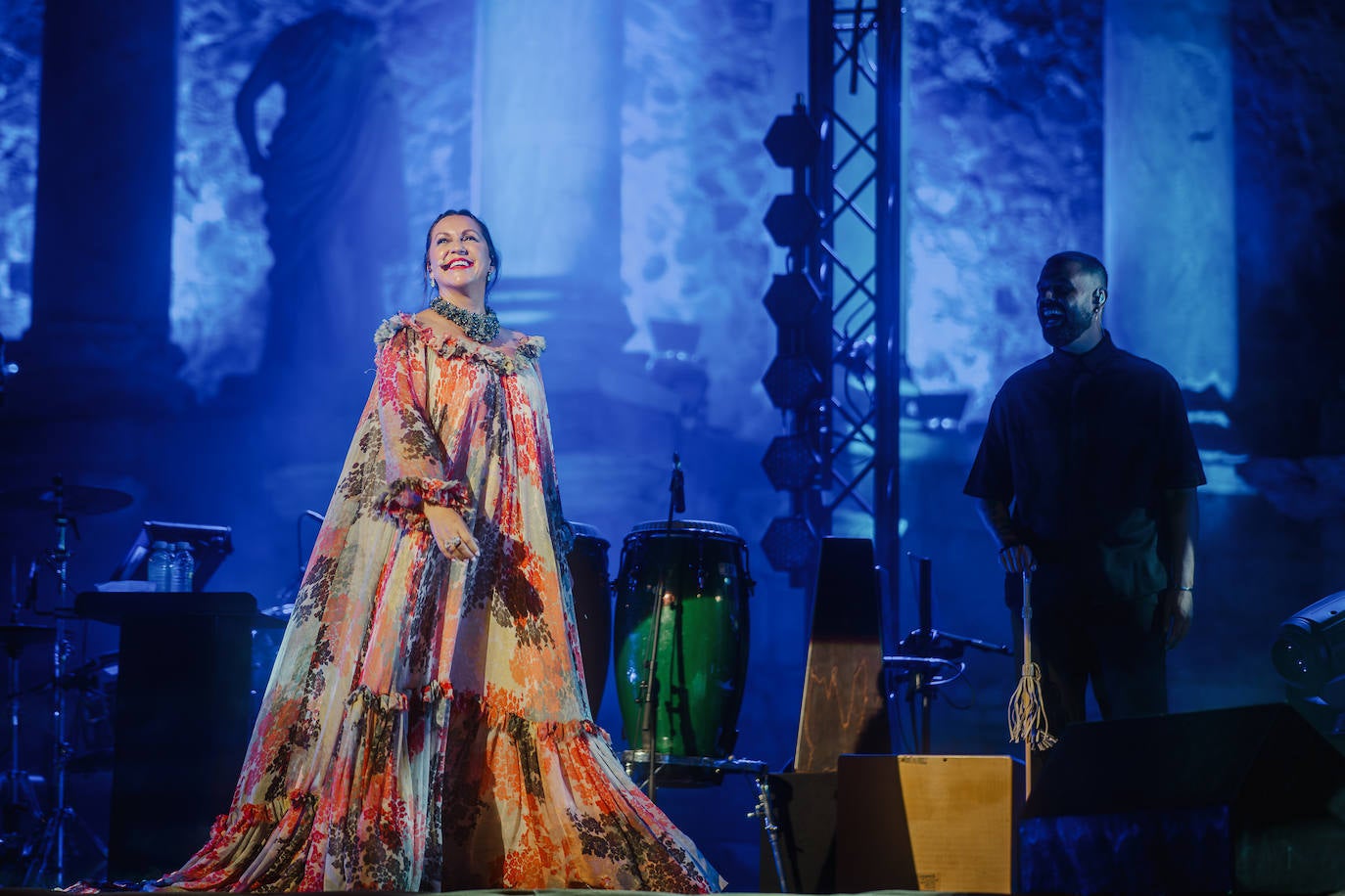 Concierto de Niña Pastori en el Teatro Romano