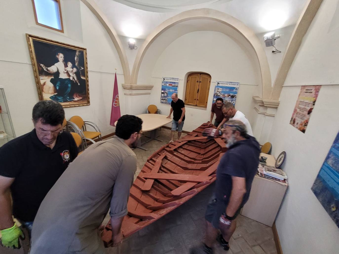 Así eran las antiguas barcas del Guadiana