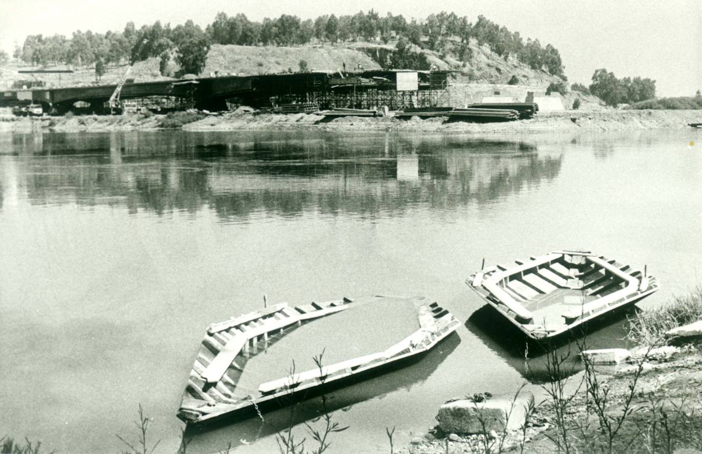 Así eran las antiguas barcas del Guadiana