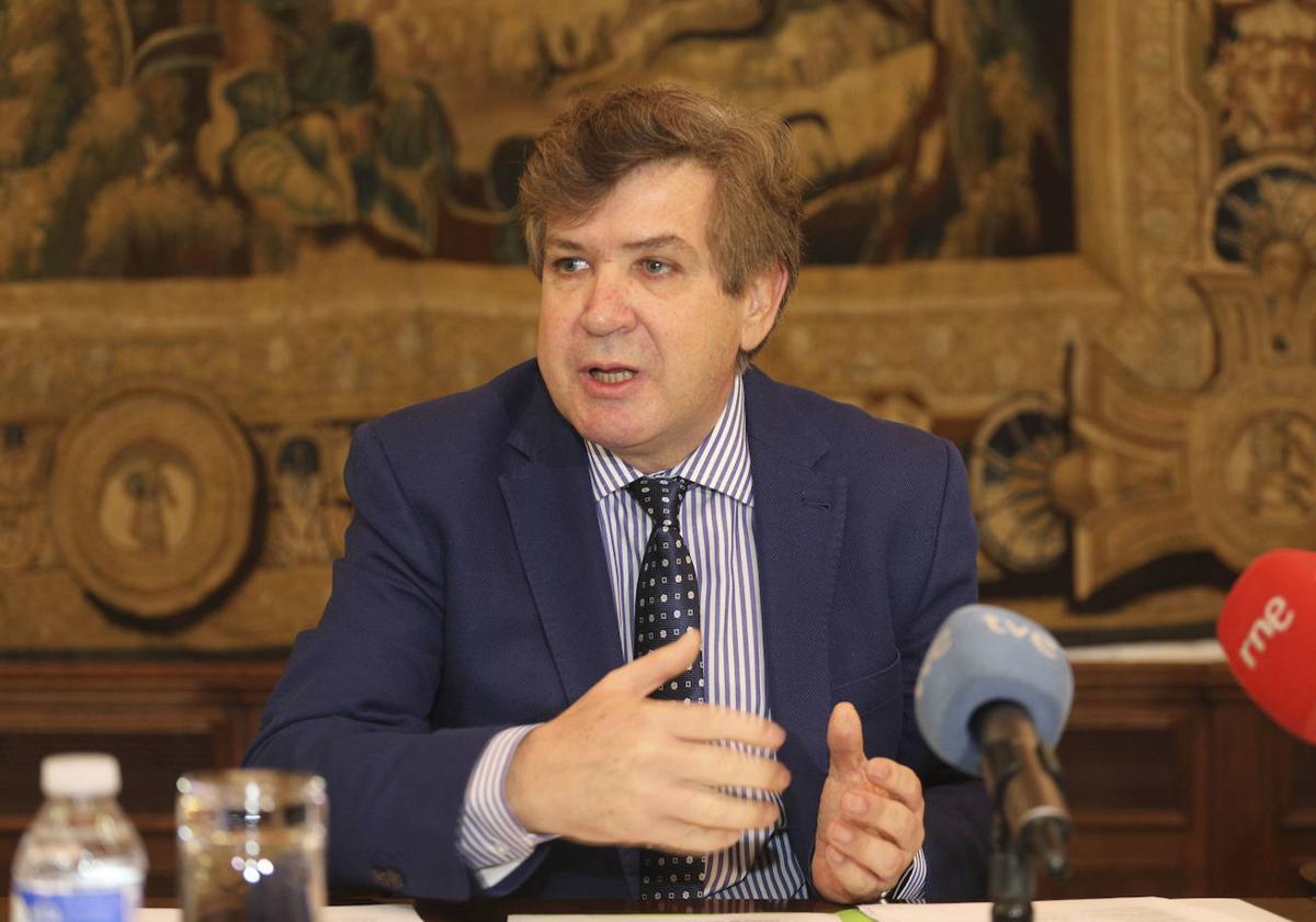 Antonio Franco Rubio, director general de la Fundación Caja Extremadura.