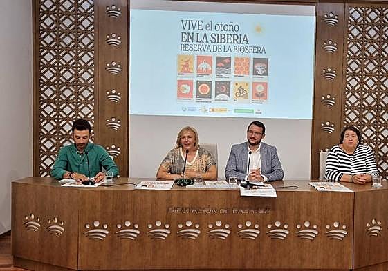 Un momento de la presentación 'Vive el otoño en la Reserva de la Biosfera de la Siberia'.