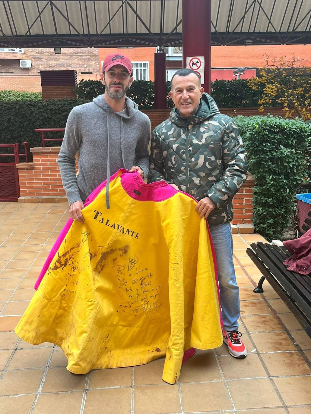 Alejandro Talavante junto a Richy Castellanos