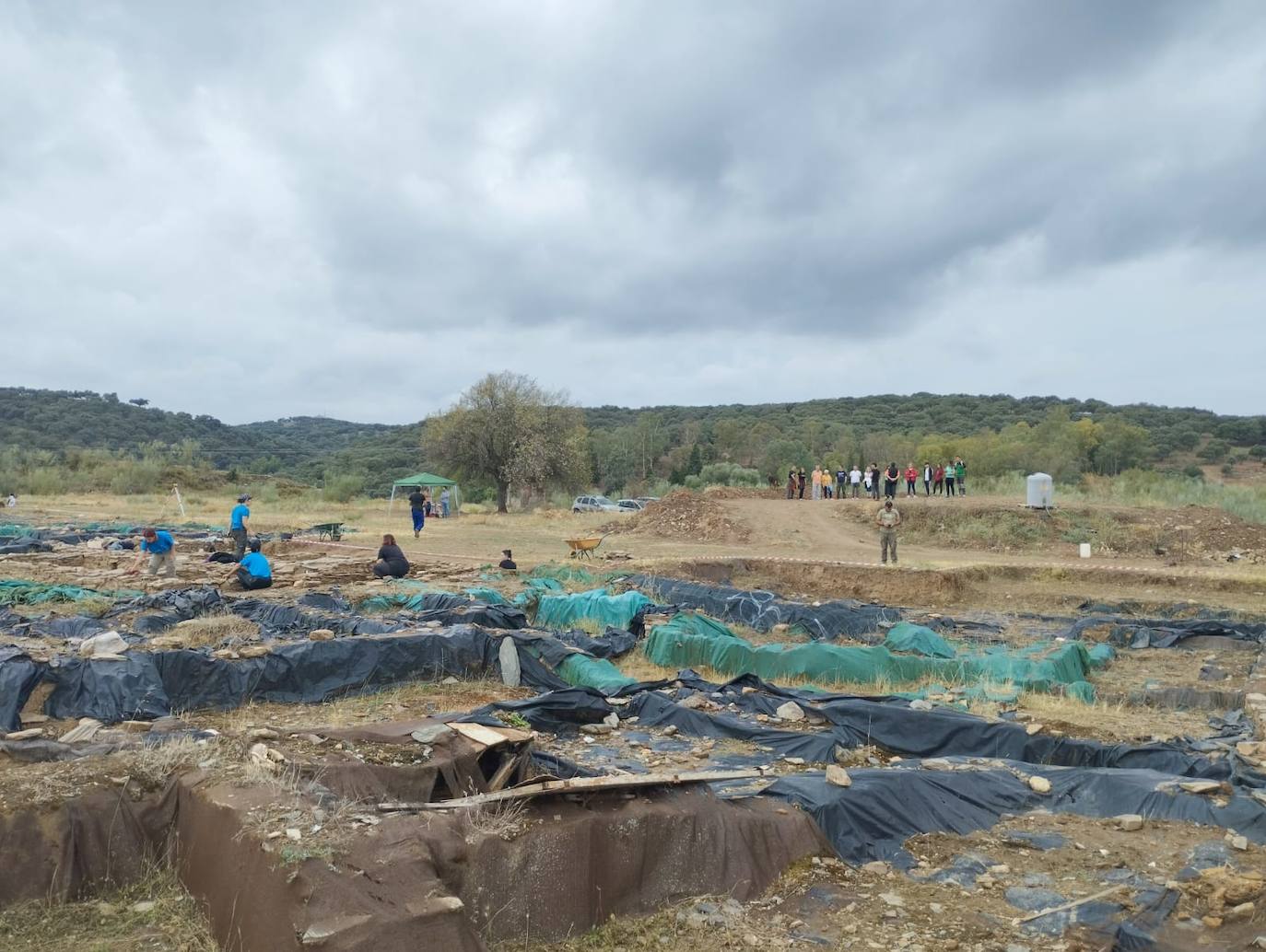Excavaciones en la ciudad árabe de Romangordo
