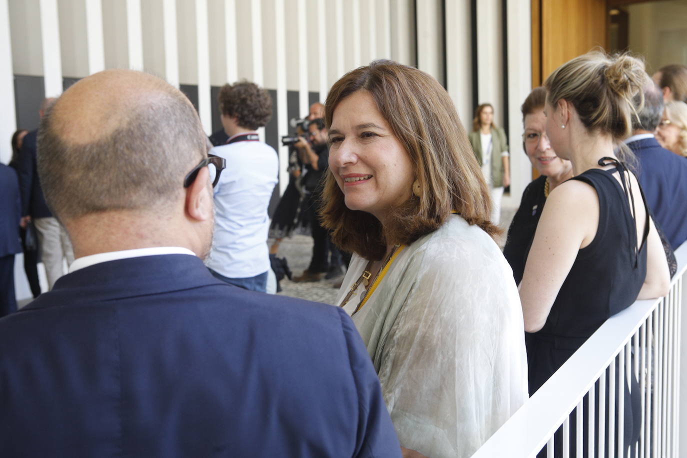 Los ministros de Cultura de la UE visitan el Museo Helga de Alvear