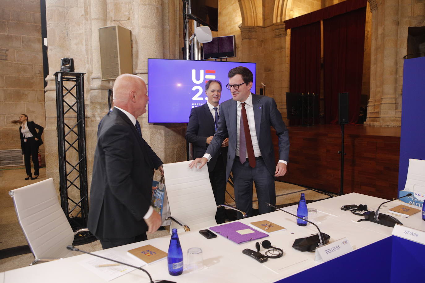 Primera reunión de los ministros de Cultura de la UE en Cáceres