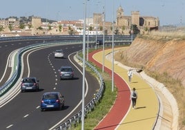 Vista del primer tramo de la Ronda Sureste, inaugurada en junio de 2021.