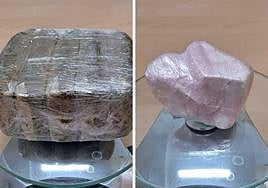 Polen de hachís y cocaína intervenidos por la Guardia Civil de Cáceres.