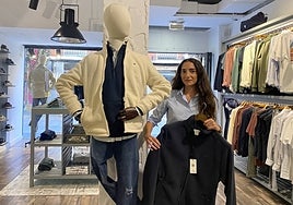 Violeta Vahi, de la tienda Silbon en un comercio de Menacho.