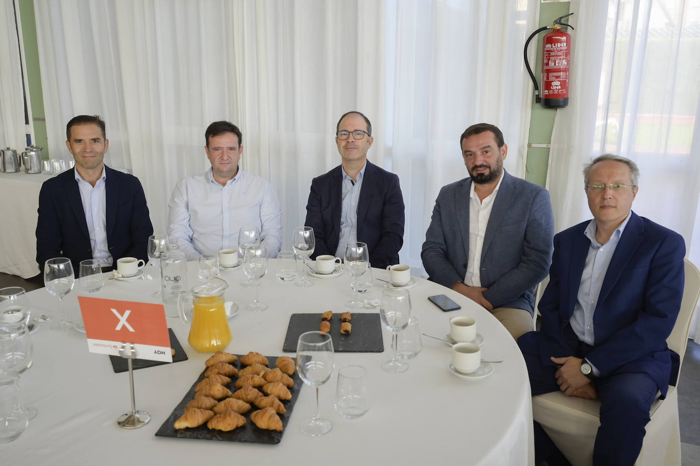 Alfonso Martínez, Juan Antonio Álvarez, Tomás Lechón, Pedro Izquierdo y José María Rincón. 