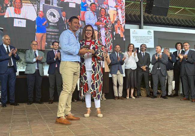 Mercedes Morán, durante la Jornada de Actualización del Sector Porcino.