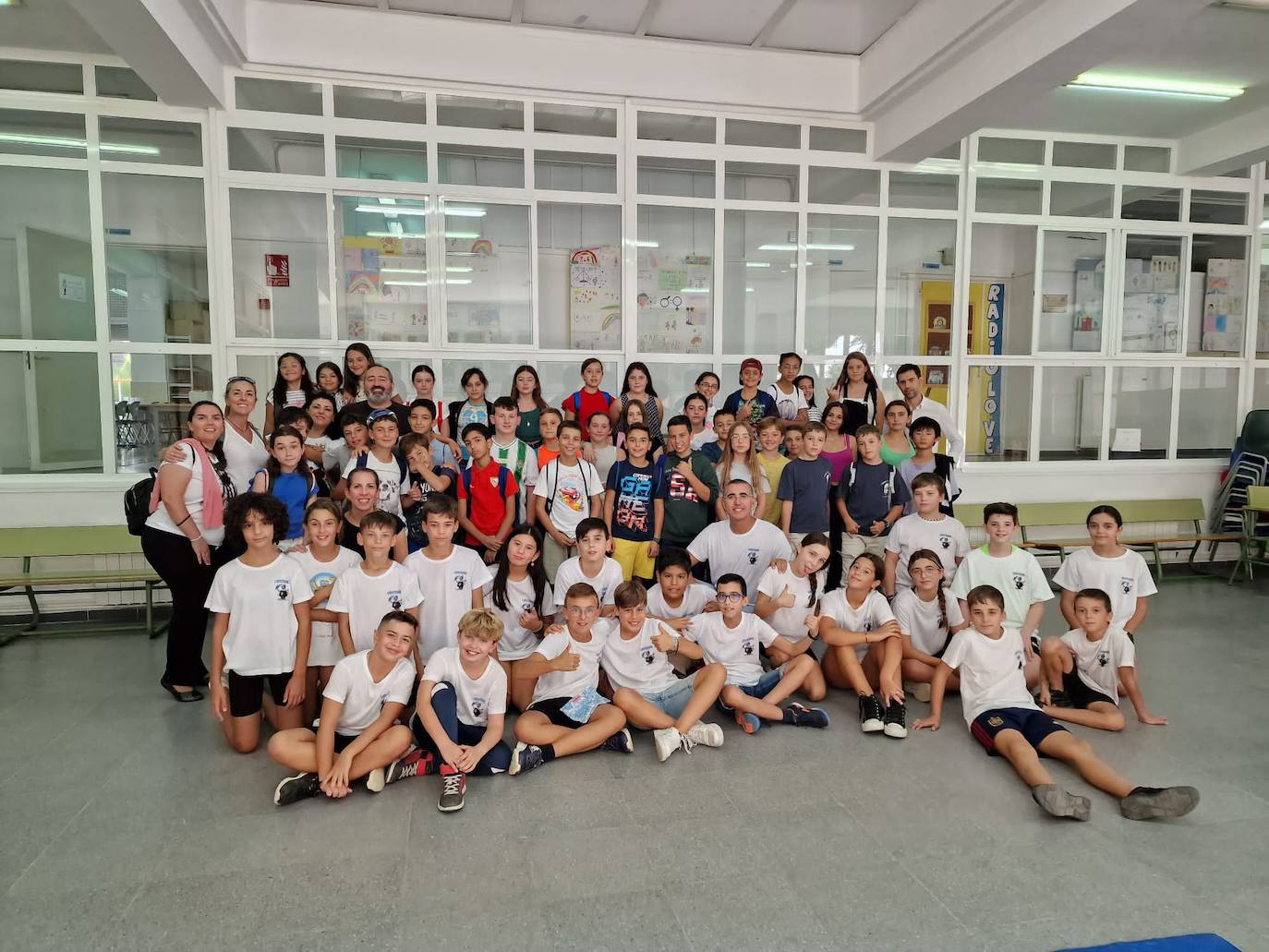 Convivencia de alumnos de robótica.