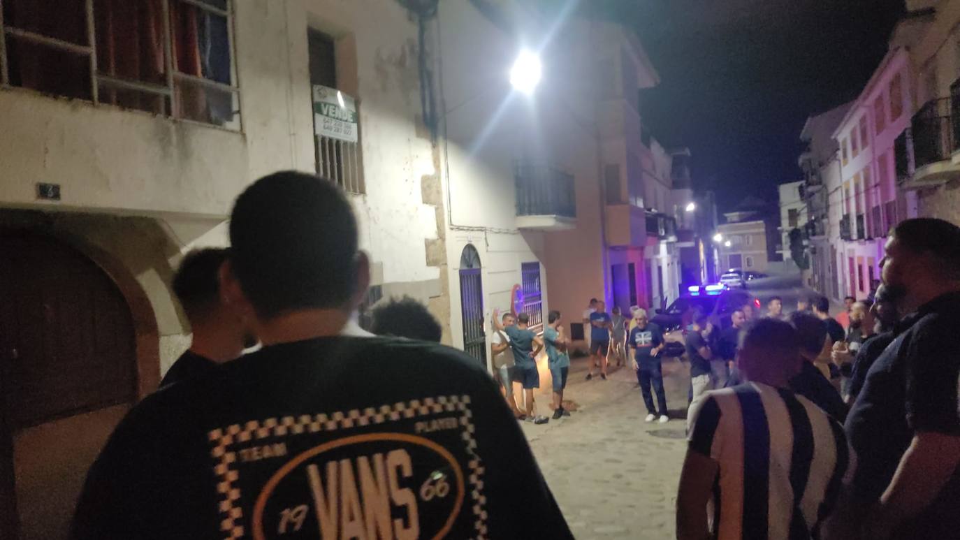 Manifestación en Losar de la Vera contra la ocupación de viviendas y los robos