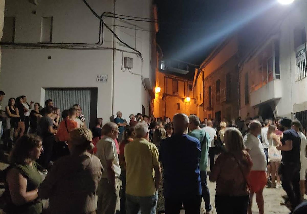 Manifestación en Losar de la Vera contra la ocupación de viviendas y los robos