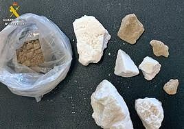 Droga intervenida con la que podría obtenerse en el mercado ilícito unas 328 dosis.