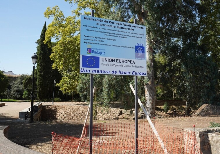 Arrancan las obras para unir la Alcazaba de Badajoz con el parque de la Legión