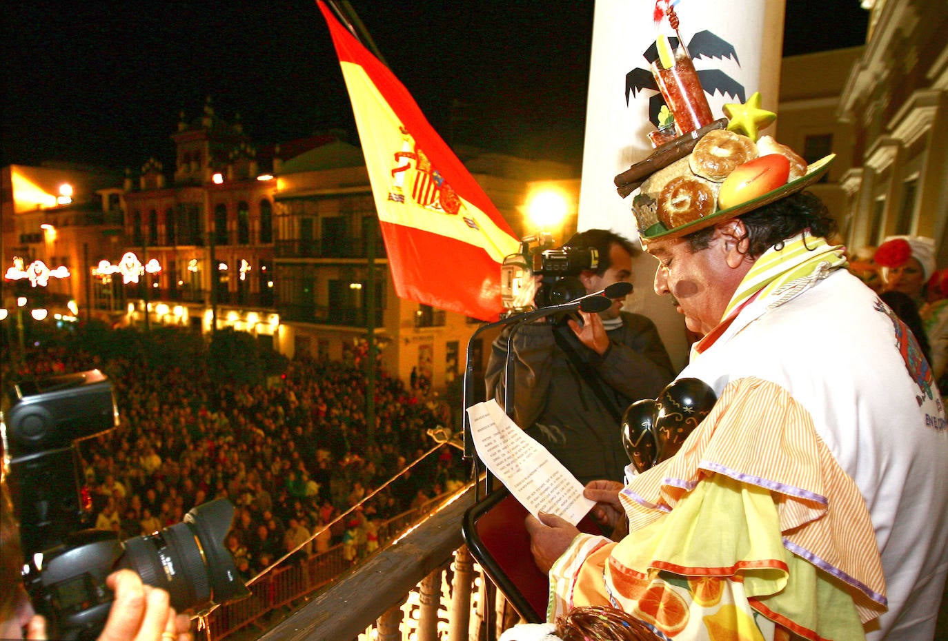 Pregoneros del Carnaval de Badajoz a lo largo de los años