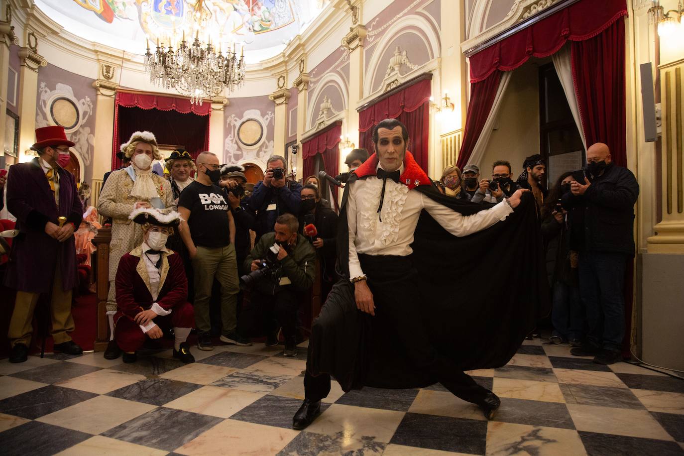 Pregoneros del Carnaval de Badajoz a lo largo de los años