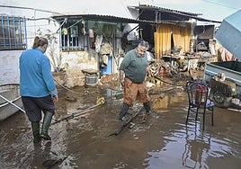 Efectos de la borrasca Efraín el mes de diciembre pasado, que dejó muchísima lluvia y condiciona todo el año hidrológico a nivel estadístico.