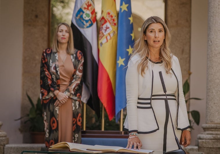 Camino Limia, en su toma de posesión como consejera.