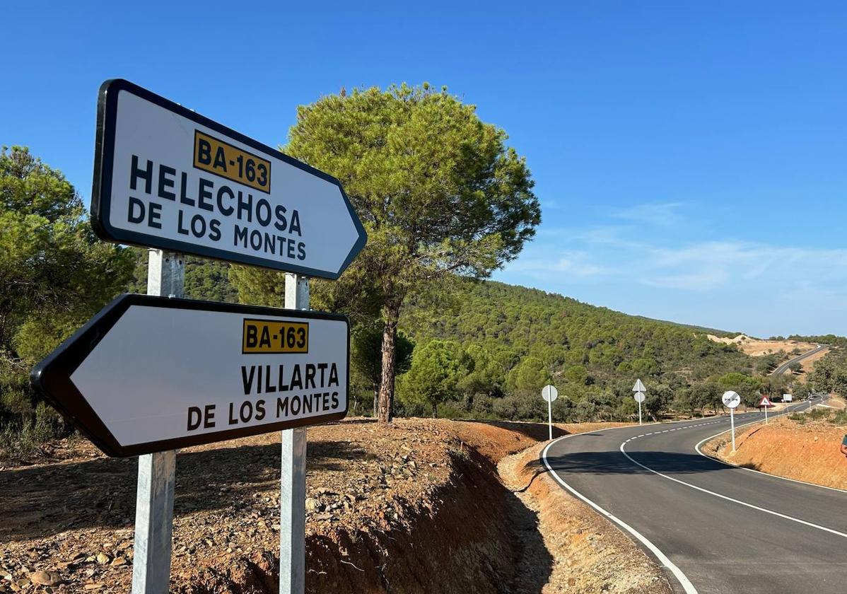 Las nuevas carreteras que unen Villarta, Helechosa y Bohonal se inauguró este viernes. hoy