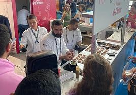 Alejandro Hernández Talaván durante su participación en el San Sebastian Gastronomika.
