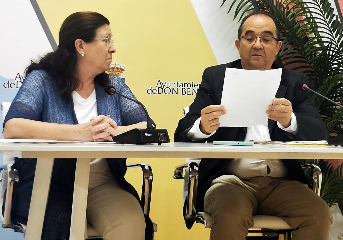 Sánchez y Noblejas hicieron balance tras 116 días de gobierno.