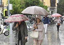 Aviso amarillo por lluvias en el norte de Cáceres este martes