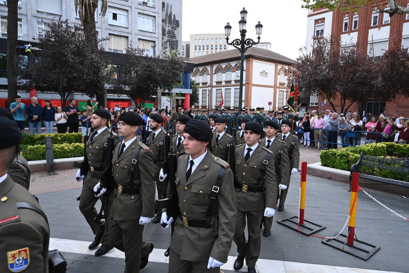 Imágenes del homenaje militar en San Francisco