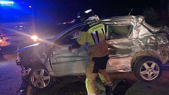 Herido un joven en un accidente entre Higuera de la Serena y Zalamea