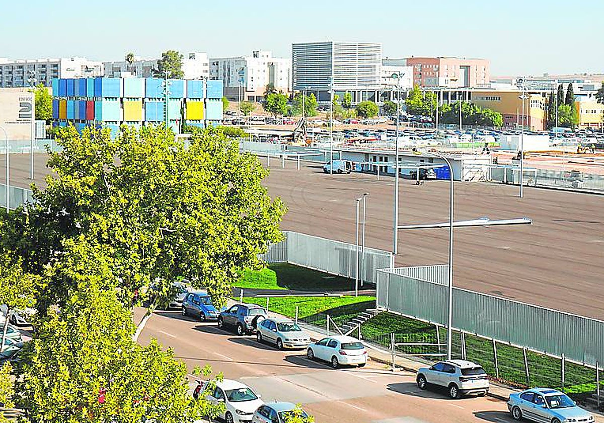 El parking pendiente de apertura.