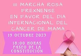 La Marcha Rosa llega a Fregenal de la Sierra