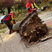 La borrasca Aline deja ya más de 80 litros y rachas de 90 km/h en Extremadura