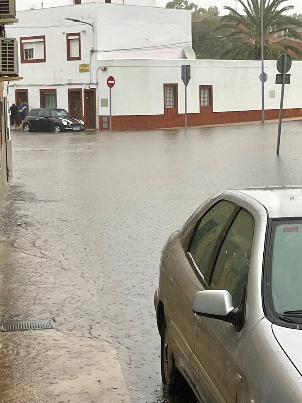 Badajoz: El barrio de Las Moreras sufre los efectos del temporal