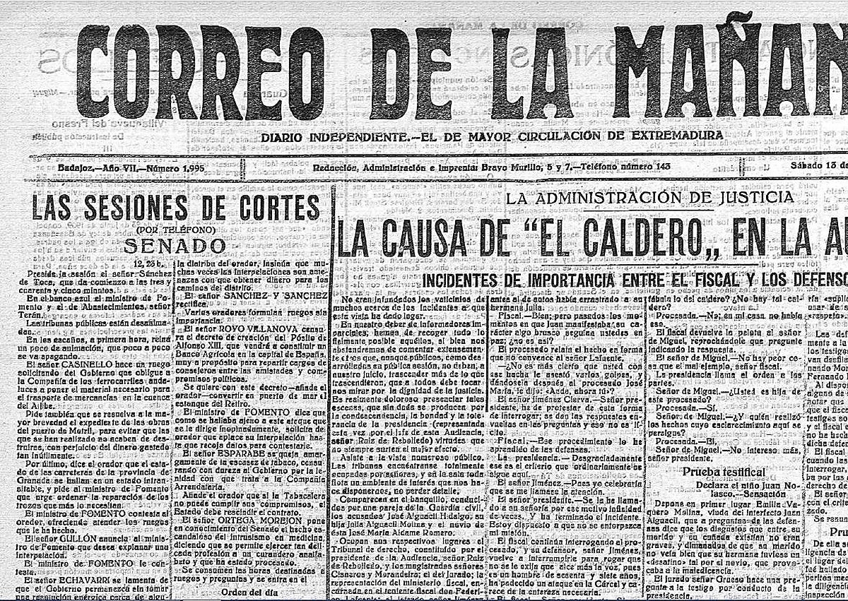 Imagen secundaria 1 - El extremeño que recogía la sangre de su cuñado en un caldero