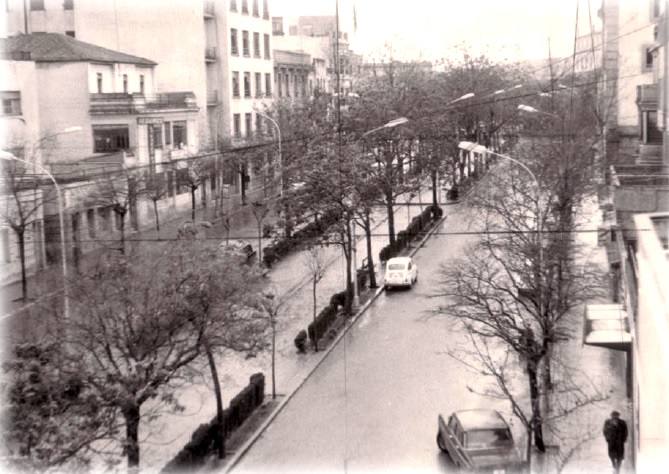 La avenida de la Virgen de la Montaña en 1965.