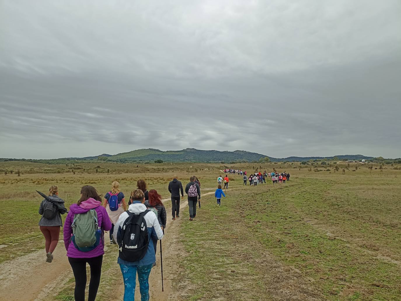 Unas 400 personas participan en la V Marcha Rosa de Alburquerque